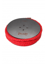 Красная веревка для шибари на катушке - 10 м. - Pecado - купить с доставкой в Вологде