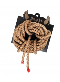 Джутовая веревка для шибари - 5 м. - Pecado - купить с доставкой в Вологде