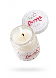 Массажная свеча Caramel   Popcorn - 35 мл. - Pecado - купить с доставкой в Вологде