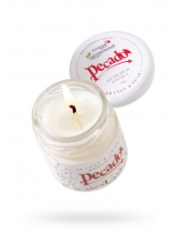 Массажная свеча Brandy   Pear - 35 мл. - Pecado - купить с доставкой в Вологде