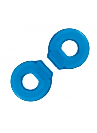 Комплект из двух колец для пениса 2-Pack Ultra-Stretch Stamina Endurance Ring - BlueLine - в Вологде купить с доставкой