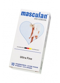 Ультратонкие презервативы Masculan Ultra Fine с обильной смазкой - 10 шт. - Masculan - купить с доставкой в Вологде
