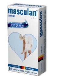 Ультратонкие презервативы Masculan Ultra Fine с обильной смазкой - 10 шт. - Masculan - купить с доставкой в Вологде