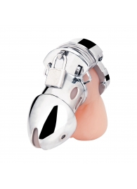 Клетка на пенис из металла Obedience Cock Cage - BlueLine - купить с доставкой в Вологде