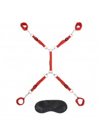 Красная фиксация на матрас Classic Bedspreader - Lux Fetish - купить с доставкой в Вологде