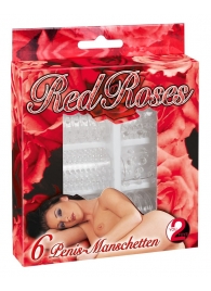 Набор из 6 насадок с шипиками Red Roses - Orion - в Вологде купить с доставкой