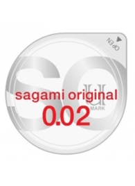 Ультратонкий презерватив Sagami Original - 1 шт. - Sagami - купить с доставкой в Вологде