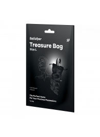 Черный мешочек для хранения игрушек Treasure Bag L - Satisfyer - купить с доставкой в Вологде