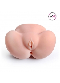 Реалистичный мастурбатор с двумя функциональными отверстиями - Erowoman-Eroman - в Вологде купить с доставкой