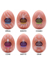 Набор из 6 мастурбаторов-яиц Tenga Egg Variety Pack V - Tenga - в Вологде купить с доставкой