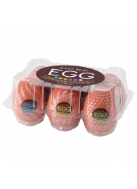 Набор из 6 мастурбаторов-яиц Tenga Egg Variety Pack V - Tenga - в Вологде купить с доставкой