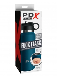Мастурбатор-вагина в синей колбе F*ck Flask - Pipedream - в Вологде купить с доставкой