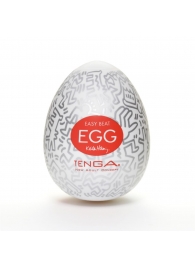 Мастурбатор-яйцо Keith Haring EGG PARTY - Tenga - в Вологде купить с доставкой