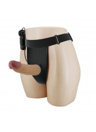 Полый вибрострапон на регулируемых трусиках Draven - 17,5 см. - Baile - купить с доставкой в Вологде