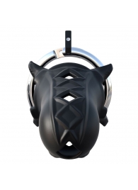 Черный замок верности Extreme Silicone Cock Blocker - Pipedream - купить с доставкой в Вологде