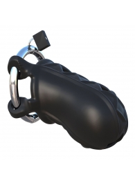 Черный замок верности Extreme Silicone Cock Blocker - Pipedream - купить с доставкой в Вологде