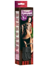 Чёрная веревка для связывания - 700 см. - Orion - купить с доставкой в Вологде