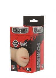 Нежный мастурбатор-ротик REALSTUFF 5INCH MASTURBATOR BJ - Dream Toys - в Вологде купить с доставкой