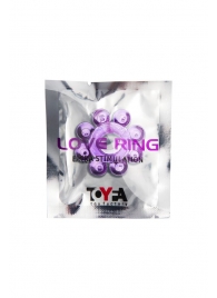 Мягкая фиолетовая гелевая насадка - Toyfa Basic - в Вологде купить с доставкой