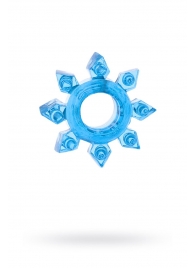 Голубая гелевая насадка-звезда - Toyfa Basic - в Вологде купить с доставкой