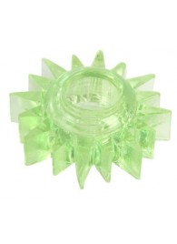 Зеленое эрекционное кольцо-солнце - Toyfa Basic - в Вологде купить с доставкой