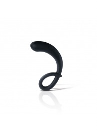 Черный массажер простаты Curving Curt - 13 см. - MyStim - купить с доставкой в Вологде