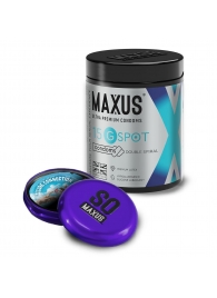 Гладкие презервативы Maxus G spot с двойной спиралью - 15 шт. - Maxus - купить с доставкой в Вологде