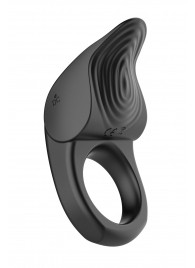 Черное эрекционное виброкольцо Vibro Lust Ring - MALESATION - в Вологде купить с доставкой