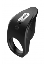 Черное эрекционное виброкольцо Vibro Lust Ring - MALESATION - в Вологде купить с доставкой