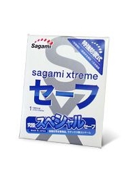 Презерватив Sagami Xtreme Ultrasafe с двойным количеством смазки - 1 шт. - Sagami - купить с доставкой в Вологде