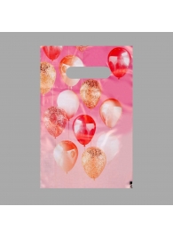 Пакет «Праздничные шары» с вырубной ручкой (20х30 см) - UPAK LAND - купить с доставкой в Вологде