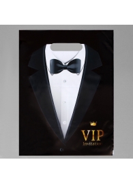 Пакет «Смокинг VIP» полиэтиленовый с вырубной ручкой (30х40 см) - UPAK LAND - купить с доставкой в Вологде