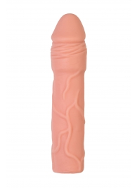 Телесная удлиняющая насадка с подхватом - 19 см. - ToyFa - в Вологде купить с доставкой