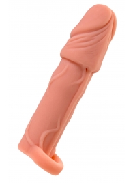 Телесная удлиняющая насадка с подхватом - 16 см. - ToyFa - в Вологде купить с доставкой