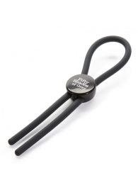 Тёмно-серое эрекционное кольцо с зажимом Again and Again Adjustable Cock Ring - Fifty Shades of Grey - в Вологде купить с доставкой