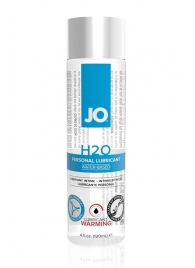 Возбуждающий лубрикант на водной основе JO Personal Lubricant H2O Warming - 120 мл. - System JO - купить с доставкой в Вологде