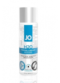 Охлаждающий лубрикант на водной основе JO Personal Lubricant H2O COOLING - 60 мл. - System JO - купить с доставкой в Вологде