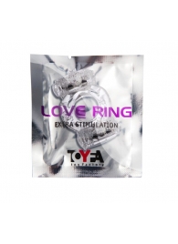 Прозрачное виброкольцо с двумя вибропульками - Toyfa Basic - в Вологде купить с доставкой