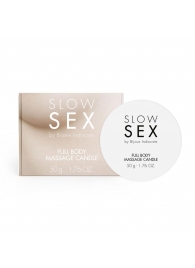 Массажная свеча для всего тела Slow Sex - 50 гр. - Bijoux Indiscrets - купить с доставкой в Вологде