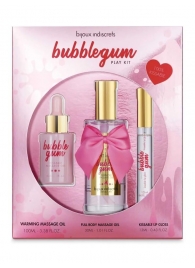 Набор средств для массажа и ласк Bubblegum Play Kit - Bijoux Indiscrets - купить с доставкой в Вологде