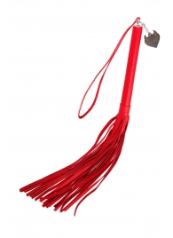 Красная кожаная плеть с петлёй - 50 см. - Pecado - купить с доставкой в Вологде