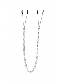 Зажимы на соски «Вилки» на цепочке - Pecado - купить с доставкой в Вологде