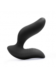 Черный вибромассажер простаты 3,5’’ Curve P-spot Massager - 12 см. - Erokay - в Вологде купить с доставкой