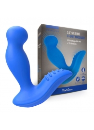 Синий вибромассажер простаты 3,5’’ P-spot Massager - 12,5 см. - Erokay - в Вологде купить с доставкой