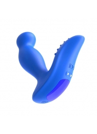 Синий вибромассажер простаты 3,5’’ P-spot Massager - 12,5 см. - Erokay - в Вологде купить с доставкой