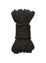 Черная верёвка для связывания и фиксации Bind Tie - 9,14 м. - Doc Johnson - купить с доставкой в Вологде