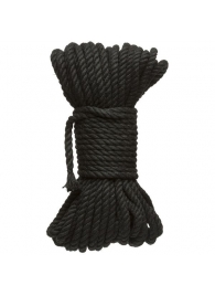 Черная верёвка для связывания и фиксации Bind Tie - 15,24 м. - Doc Johnson - купить с доставкой в Вологде