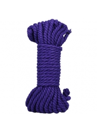 Фиолетовая верёвка для связывания и фиксации Bind Tie - 9,14 м. - Doc Johnson - купить с доставкой в Вологде