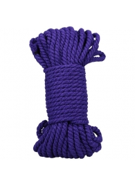 Фиолетовая верёвка для связывания и фиксации Bind Tie - 15,24 м. - Doc Johnson - купить с доставкой в Вологде