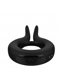Черное эрекционное кольцо Marry Me Rechargeable Vibrating Cockring - Adrien Lastic - в Вологде купить с доставкой